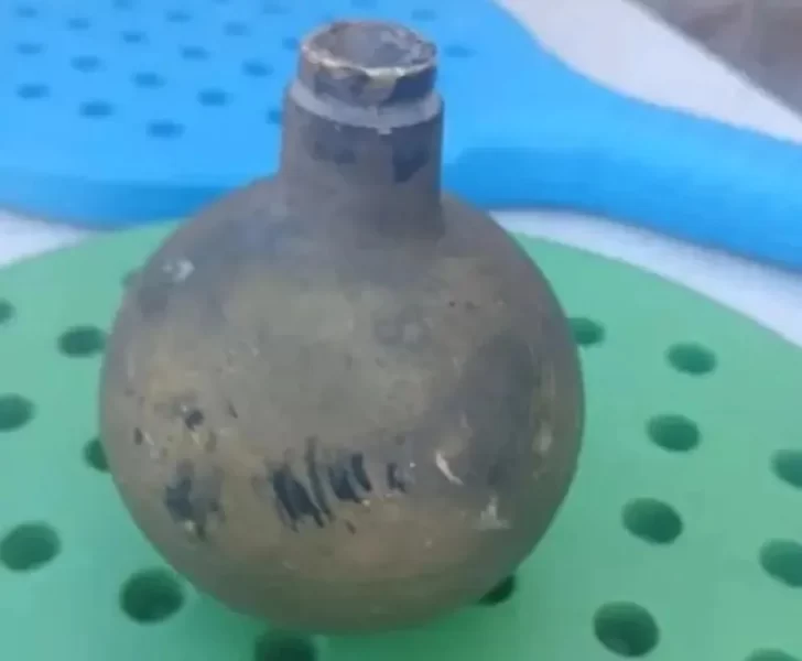 Susto en un barrio rawsino por el hallazgo de una granada Susto en un barrio rawsino por el hallazgo de una granada