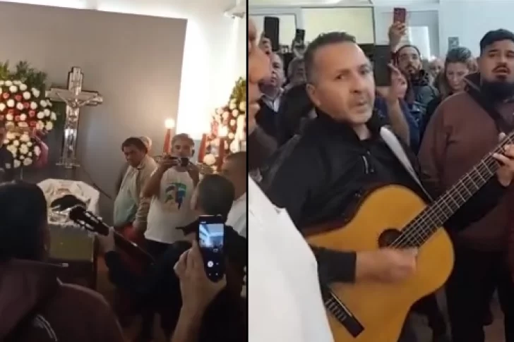 Emotiva despedida al “Chango” Huaqueño: los videos de su velorio, donde cantaron “Vallecito de Huaco”