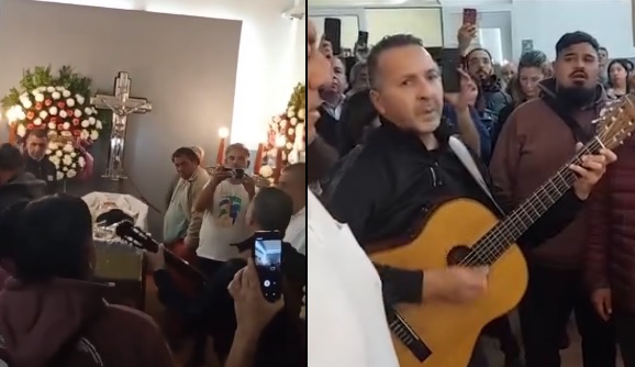 Emotiva despedida al “Chango” Huaqueño: los videos de su velorio, donde cantaron “Vallecito de Huaco”