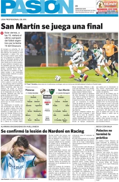 Tapa Pasión 26 de Septiembre del 2025