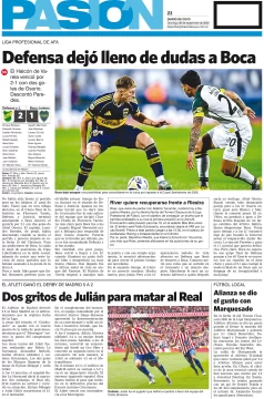 Tapa Pasión 28 de Septiembre del 2025