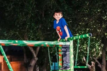 El Barrio Búbica, de Rawson, luce una plaza totalmente renovada y nueva iluminación
