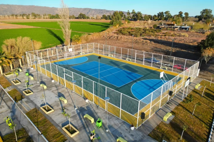 Los vecinos de San Martín tienen un nuevo espacio para practicar deportes gratis y disfrutar de un paseo