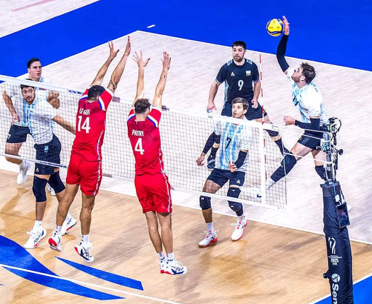 Argentina bajó a Francia y ahora va contra Italia