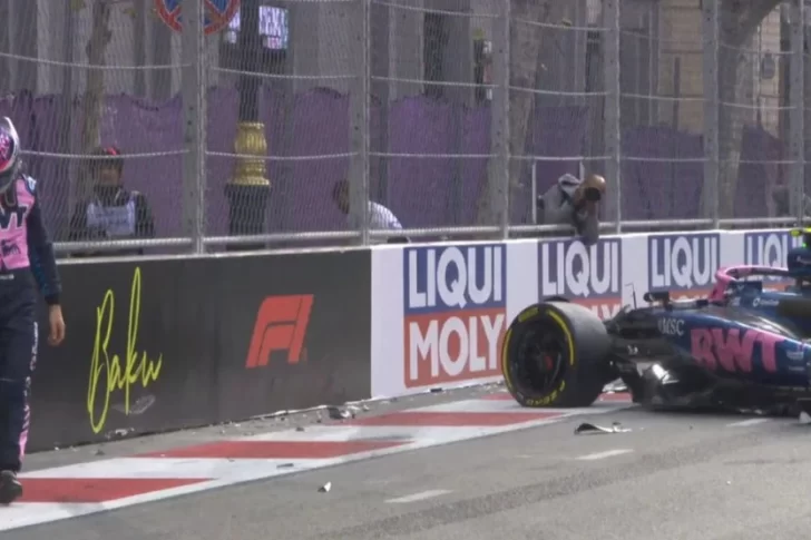 Chocó Franco Colapinto y largará muy retrasado