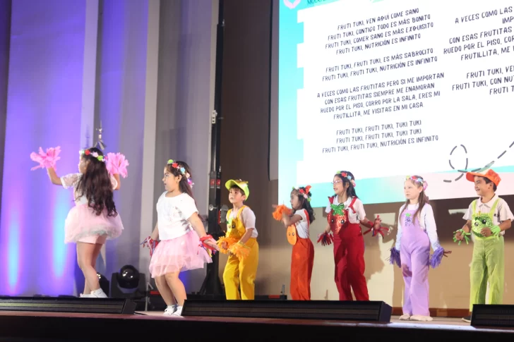 Sana creatividad: los niños derrocharon ritmo y color en el Festival de Música Saludable