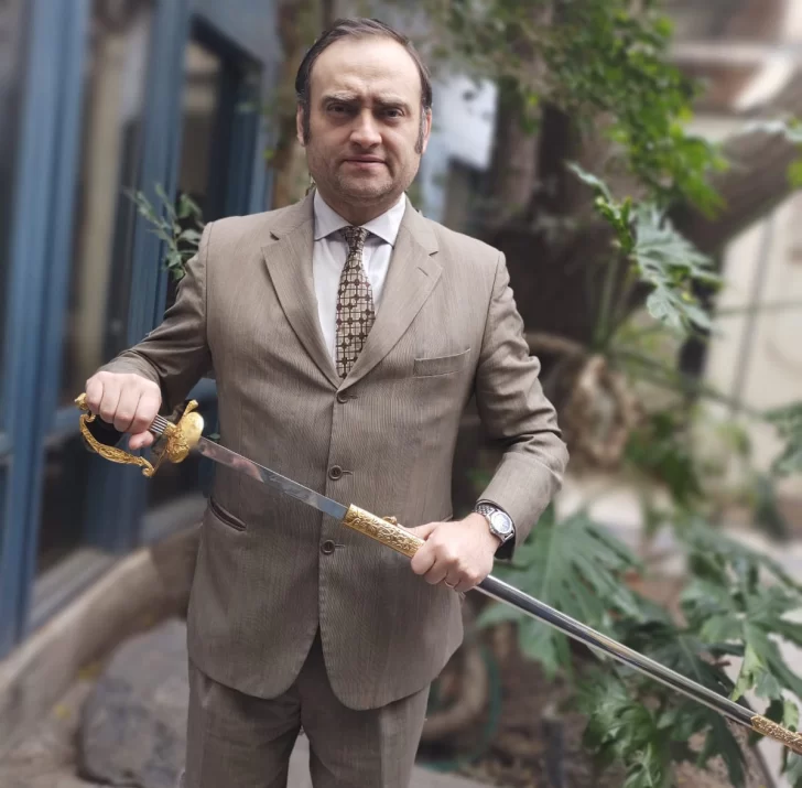 Sitio de honor en el Museo Histórico de la Asociación Cultural Sanmartiniana para la espada de O’Higgins