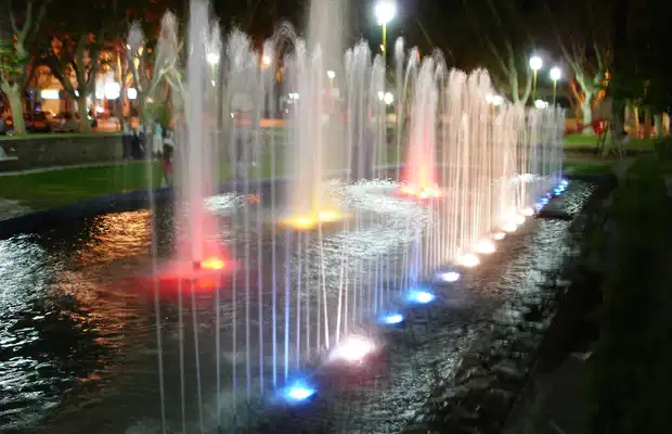 La plaza “Aberastain”, de los tiempos de “la chirquilla” a la transformación de hoy