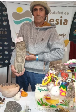 La rica historia de Ceferino Torres, escultor en Angualasto y portero en Maliman La rica historia de Ceferino Torres, escultor en Angualasto y portero en Maliman