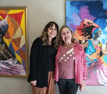 Novedosa muestra de artista sanjuanina: Arte para ciegos e hipoacúsicos