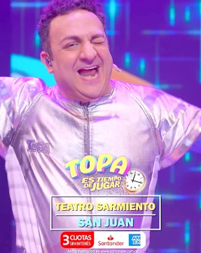 ¡Atenti chicos viene Topa a San Juan!: Todos los datos para ser testigos únicos de su show