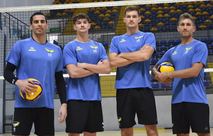 UPCN presentó a los receptores punta que defenderán los colores en la Liga de Vóleibol Argentina