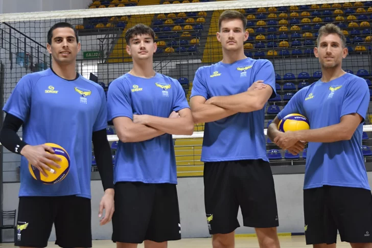 UPCN presentó a los receptores punta que defenderán los colores en la Liga de Vóleibol Argentina