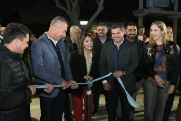 Capital con luces 100% led: Orrego y Laciar participaron del acto de puesta en marcha