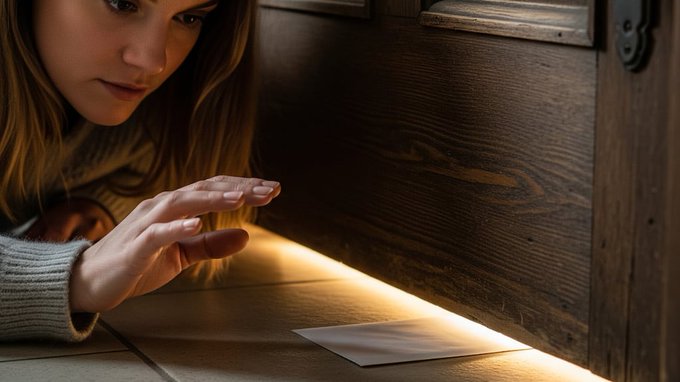 Se mudó y ya recibió una amenaza: el insólito mensaje que una vecina encontró bajo su puerta