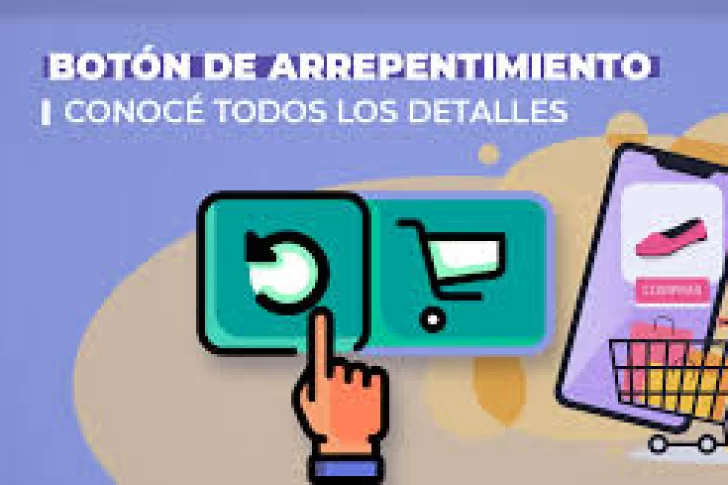 Botón para arrepentidos, bien visible