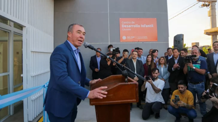 Con un nuevo Centro de Desarrollo Infantil en Caucete, San Juan reforzó el apoyo a la primera infancia