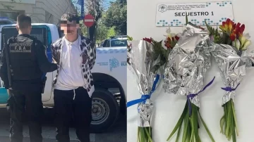 El último romántico: un adolescente robó flores para regalárselas a su novia y terminó preso El último romántico: un adolescente robó flores para regalárselas a su novia y terminó preso