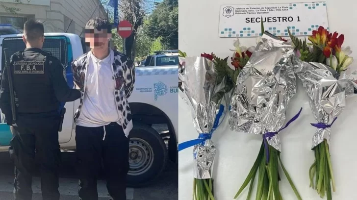 El último romántico: un adolescente robó flores para regalárselas a su novia y terminó preso El último romántico: un adolescente robó flores para regalárselas a su novia y terminó preso