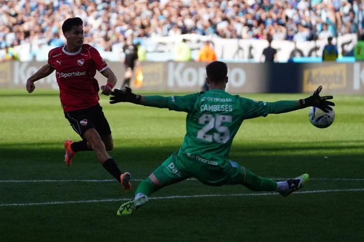 El gol que erró Galdames y el triunfo de Independiente ante Racing que no pudo ser
