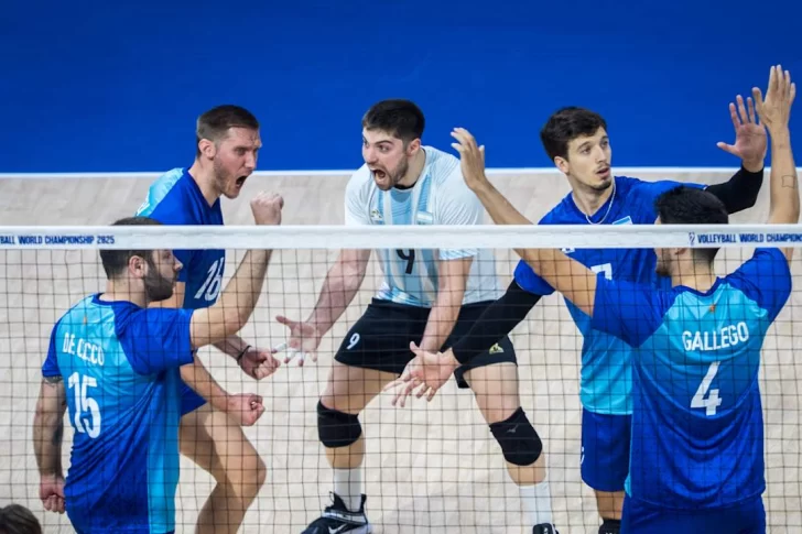 Argentina le ganó a Corea del Sur y tiene un pie en segunda ronda del Mundial de Vóley