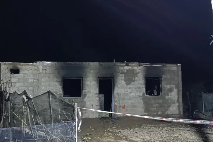 El bebé que se salvó del trágico incendio en 25 de Mayo fue dado de alta