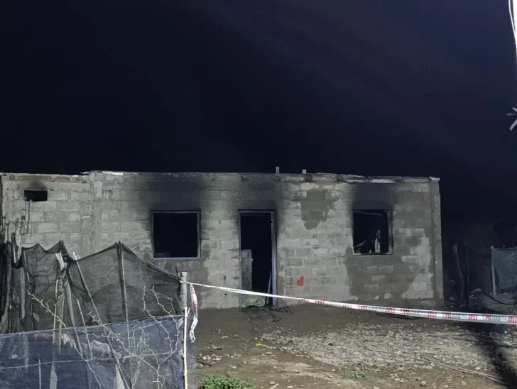 El bebé que se salvó del trágico incendio en 25 de Mayo fue dado de alta