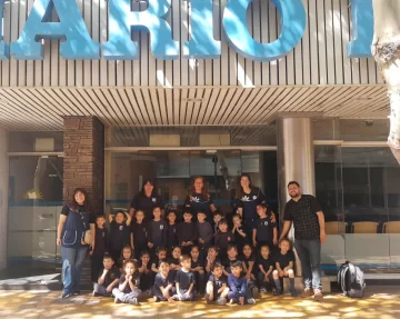 Visita del Jardín de infantes del colegio Fray Mamerto Esquiú
