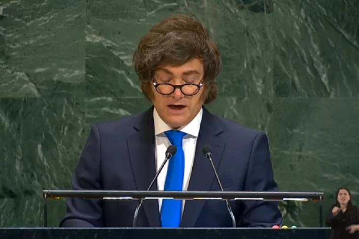 Javier Milei dio su discurso ante la Asamblea General de las Naciones Unidas