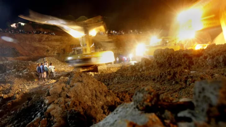 Hallaron muertos a los siete mineros atrapados en un yacimiento ilegal de oro