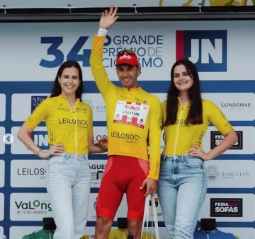 El sanjuanino Nicolás Tivani entró en el top ten de la sexta etapa y se mantiene como líder en Portugal