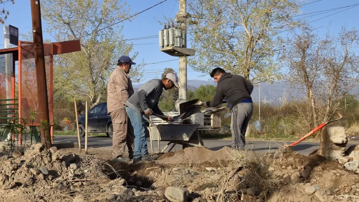 Trabajan para urbanizar y valorizar uno de los vecindarios más antiguos de Ullum