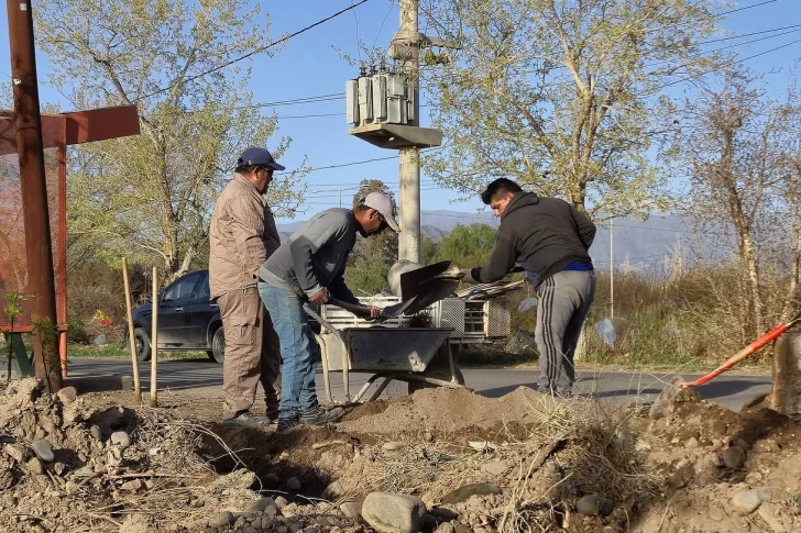 Trabajan para urbanizar y valorizar uno de los vecindarios más antiguos de Ullum