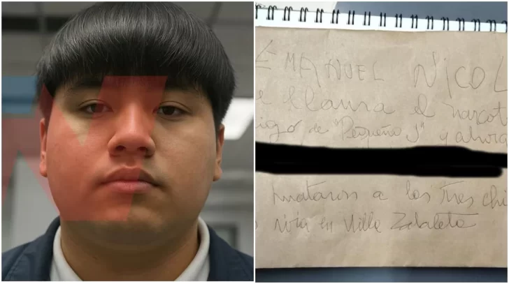 Una carta escrita a mano con información sobre “Pequeño J”: qué decía el escrito que dejaron en una comisaría Una carta escrita a mano con información sobre “Pequeño J”: qué decía el escrito que dejaron en una comisaría