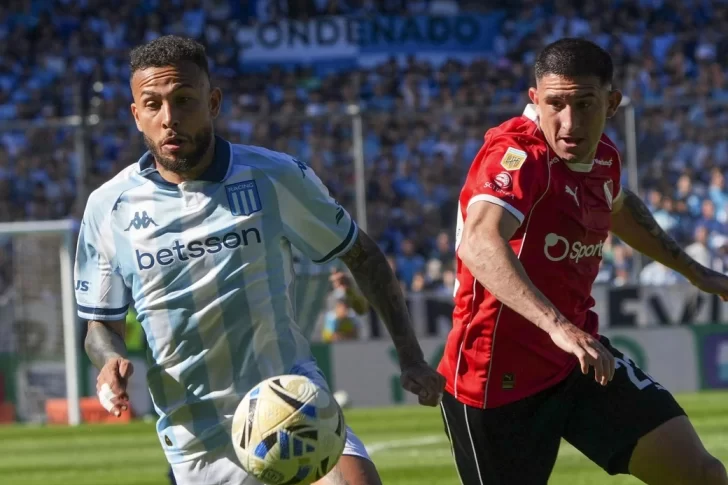 Racing e Independiente empataron sin goles en el clásico de Avellaneda