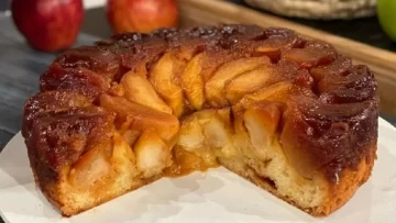 Receta de Torta invertida de manzanas: una preparación económica y sencilla, ideal para hacer en casa