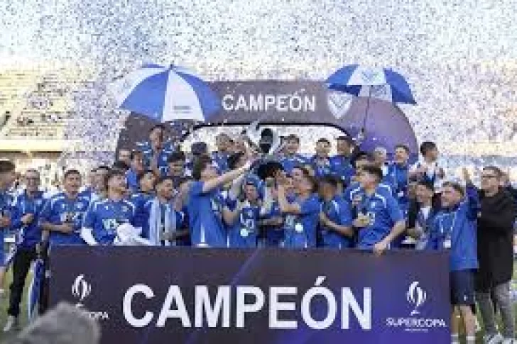 Vélez, campeón de la Supercopa