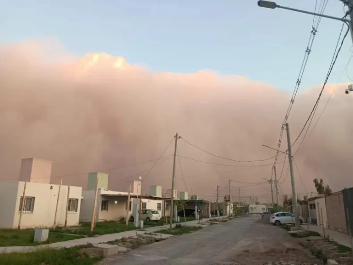 Después del Zonda, el viento Sur golpeó fuerte en San Juan: las ráfagas alcanzaron casi 90 km/h