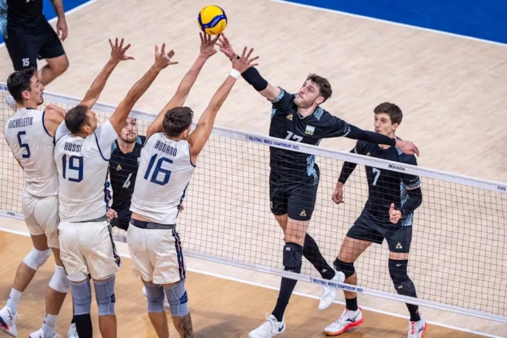 Con una derrota ante Italia, Argentina se despidió del Mundial de Vóleibol 2025