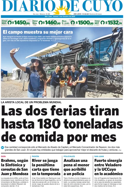 Tapa Edición 02 de Octubre del 2025