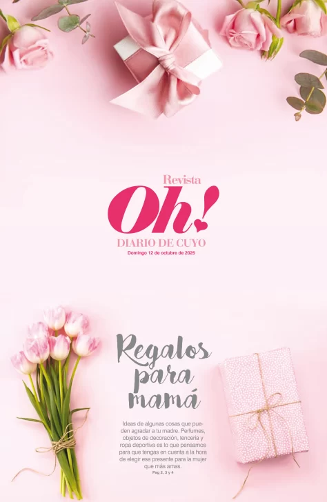 Tapa de Revist OH! del 12 de octubre 2025