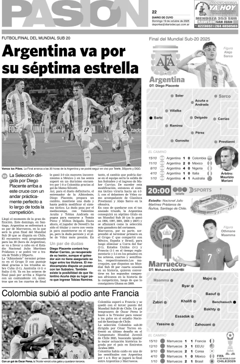 Tapa Pasion del 19 de Octubre del 2025