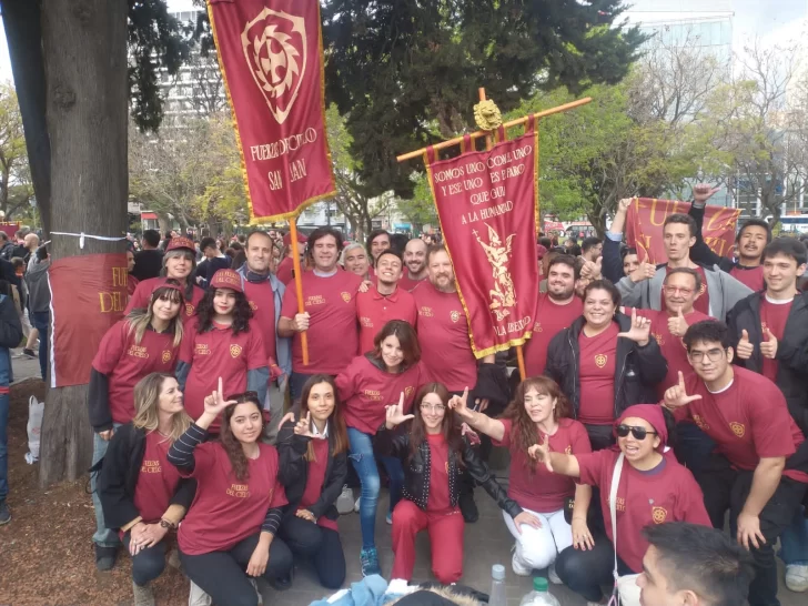 Las Fuerzas del Cielo sanjuaninas participaron del acto de Milei en el Movistar Arena Las Fuerzas del Cielo sanjuaninas participaron del acto de Milei en el Movistar Arena