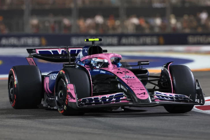 Franco Colapinto largará 18° en el GP de Singapur