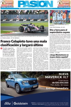 Tapa Pasion 26 de Octubre 2025