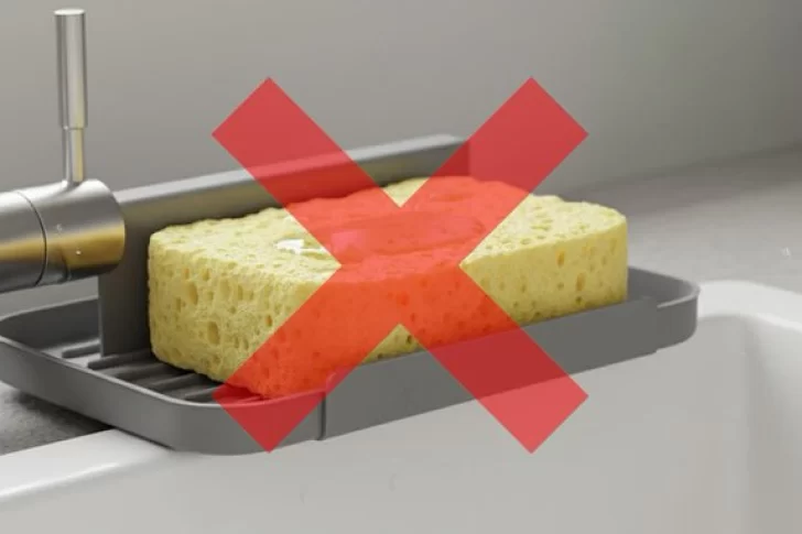 Nueva forma de guardar las esponjas: más práctica y 100% higiénica