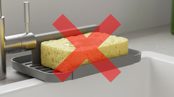 Nueva forma de guardar las esponjas: más práctica y 100% higiénica Nueva forma de guardar las esponjas: más práctica y 100% higiénica