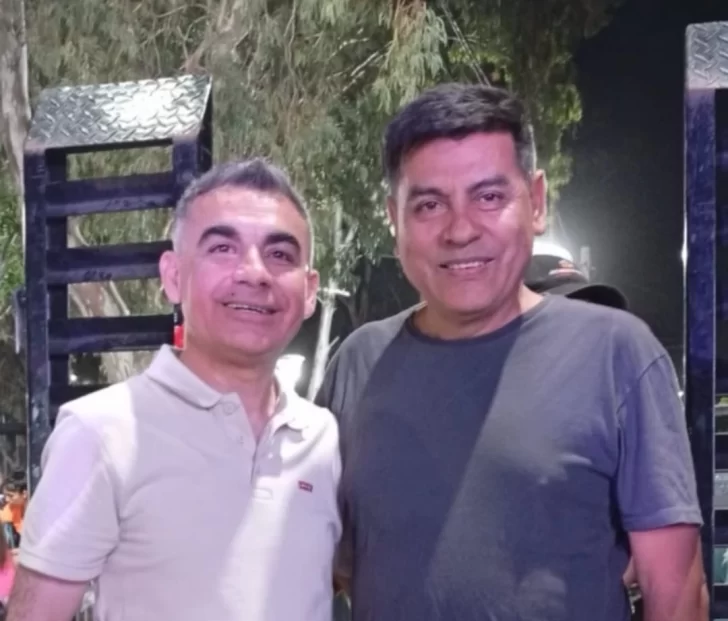 La llamativa foto de un excandidato a intendente de Chimbas con Fabián Gramajo