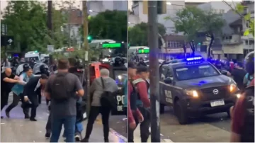 Incidentes en San Lorenzo: Moretti recibió insultos de los hinchas y se fue en una camioneta de la Policía Incidentes en San Lorenzo: Moretti recibió insultos de los hinchas y se fue en una camioneta de la Policía