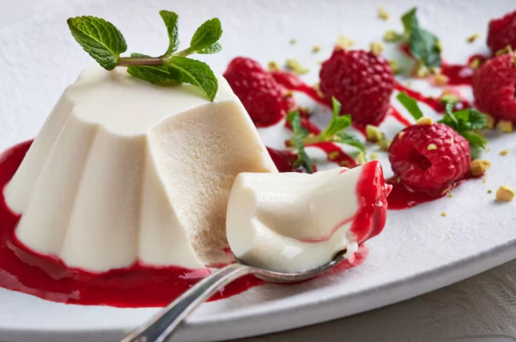 Receta de panna cotta, fácil y sin horno